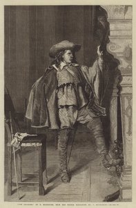 Kavaljeren, från vinterutställningen, nr 7, Haymarket av Jean Louis Ernest Meissonier