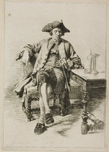 Den stora rökaren av Jean Louis Ernest Meissonier