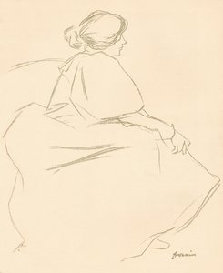 A Study In Crayon, c1872-1898, 1898 av Jean Louis Forain