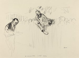 I Versailles juli 1919, förmodligen 1919. av Jean Louis Forain