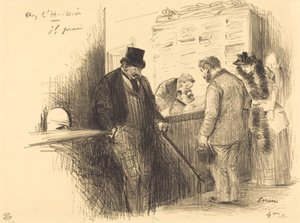 Hos Kronofogden av Jean Louis Forain