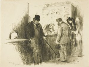 Hos kronofogden av Jean-Louis Forain
