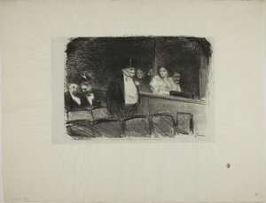 På teatern av Jean Louis Forain