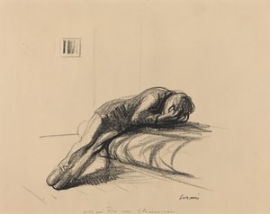 Den som sköt Clemenceau, 1919 eller efter. av Jean Louis Forain