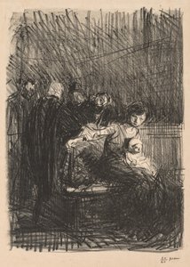 Domstolsuppehåll. av Jean Louis Forain