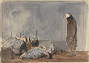 De var snörade av Jean Louis Forain