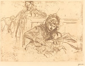 Bevis vid förhandlingen (första skylten) av Jean Louis Forain