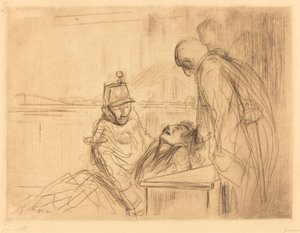 Svimning vid utfrågningen av Jean Louis Forain