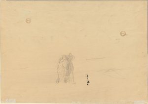 Figurer i ett landskap a tergo, ca. 1919. av Jean Louis Forain