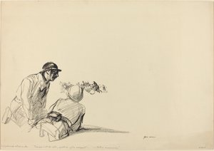 German Advance, c. 19141919. av Jean Louis Forain