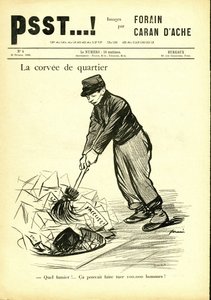 Illustration av Jean-Louis Forain (1852-1931) i Psst...! av Jean Louis Forain