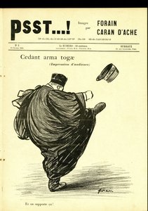 Illustration av Jean-Louis Forain (1852-1931) i Psst...! av Jean Louis Forain