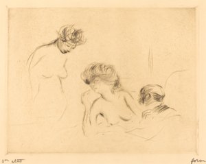 I ett privat rum (tredje tallriken) av Jean Louis Forain