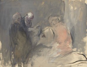 Im Krankenhaus (recto) von Jean-Louis Forain
