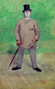 Jacques-Emile Blanche (1861-1942) 1884 (olja på kort)