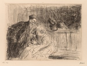 Advokaten talar i förväg av Jean Louis Forain