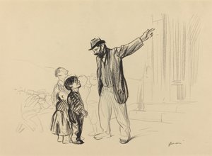 Deras fäders kyrka, ca. 19141919. av Jean Louis Forain