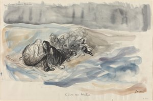 Undervattenskrigföring. The School of Neutrals, c. 19141919. av Jean Louis Forain