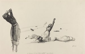 Attacken mot ett engelskt "fäste" av Jean Louis Forain