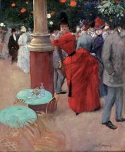 Den offentliga trädgården, ca 1884