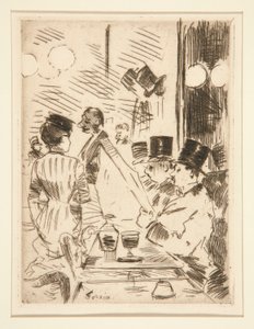 Kaféet i det nya Aten av Jean Louis Forain