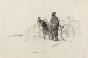 Boche-vecket, ca. 19141919. av Jean Louis Forain