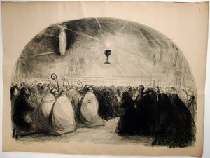 Lourdes, 1914, 25:e internationella eukaristiska kongressen av Jean Louis Forain