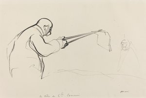 Herr Clemenceau. Brev från Cte Czernin, ca. 19141919. av Jean Louis Forain