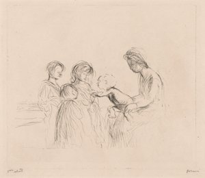 Madonna och barn av Jean Louis Forain