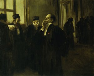 Scen för palatskorridoren; Korridorscen på palatset, ca 1905 av Jean Louis Forain