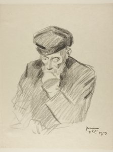 Porträtt av Renoir, fjärde plattan av Jean Louis Forain