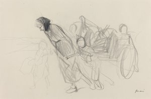 Flyktingar av Jean Louis Forain