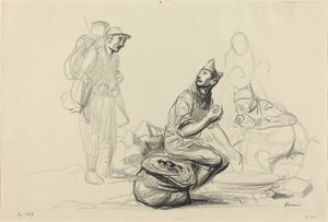 Kockarna, c. 19141919. av Jean Louis Forain