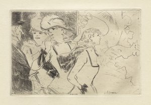 Folies-Bergere, ca. 1880-86. av Jean Louis Forain