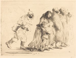 The Notables (stor tallrik) av Jean Louis Forain