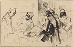 Tåget för Bern, ca. 19141919. av Jean Louis Forain
