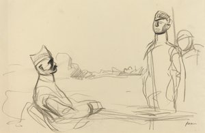 Auf dem Weg zur Gerechtigkeit, ca. 1914-1919 von Jean Louis Forain