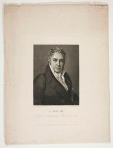 Porträtt av Jacques Louis David av Jean Louis Potrelle