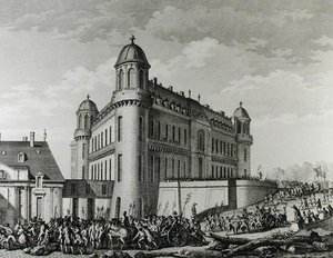 Kanoner tagna från Chantilly till Paris, 9 augusti 1789 av Jean Louis Prieur