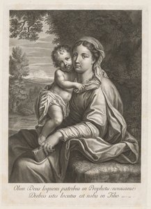 Madonna och barn av Jean Louis Roullet