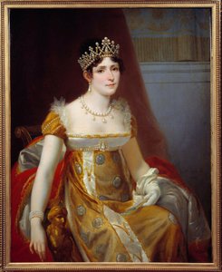Porträtt av impress Josephine de Beauharnais (1763-1814) Målning av Victor Viger du Vigneau, dit Hector Viger (1819-1879) 1863 Sön. 1,15x0,89 m Malmaison, slottsmuseum - Porträtt av kejsarinnan Josephine de Beauharnais (1763-1814). Målning av Victor Vign