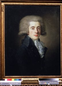Porträtt av den ryske vicekanslern Nikita Panin (1770-1837) (Porträtt av vicekanslern Nikita Panin). Målning av Jean Louis Voille (1744-efter 1803). Olja på duk, 73,1 x 57 cm