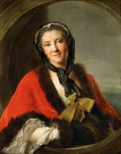 Grevinnan Tessin, 1741. av Jean Marc Nattier