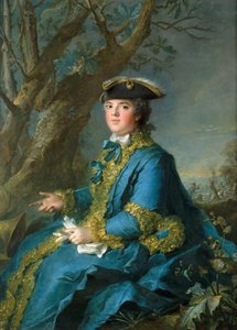 Louise Élisabeth av Frankrike 1727-1759, hertiginna av Parma av Jean Marc Nattier