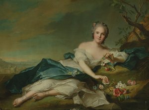 Porträtt av Henrietta i Flora, 1742