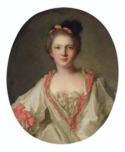 Porträtt av Marie-Thérèse Geoffrin 1715-1791, Marquise de la Ferté-Imbault, 1739.