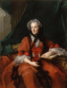 Porträtt av Marie Leszczynska, Frankrikes drottning 1703-1768 av Jean Marc Nattier