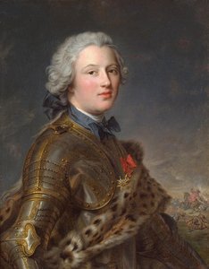 Porträtt av Pierre Victor, baron de Besenval de Brünstatt 1722-1794, andra hälften av 1700-talet. av Jean Marc Nattier
