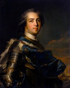 Porträtt av kungen Ludvig XV