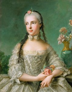 Rokoko: Porträtt av prinsessan Isabella av Parma (1741-1763), ärkehertiginna av Österrike par Nattier, Jean-Marc (1685-1766)